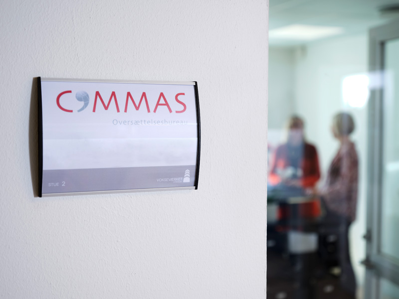 COMMAS bor i kontorfællesskabet Vokseværket.